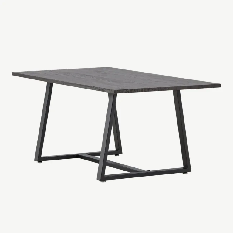Must MDF-ist diivanilaud Plankton terasraamiga (110 × 60 cm) - 61174-107