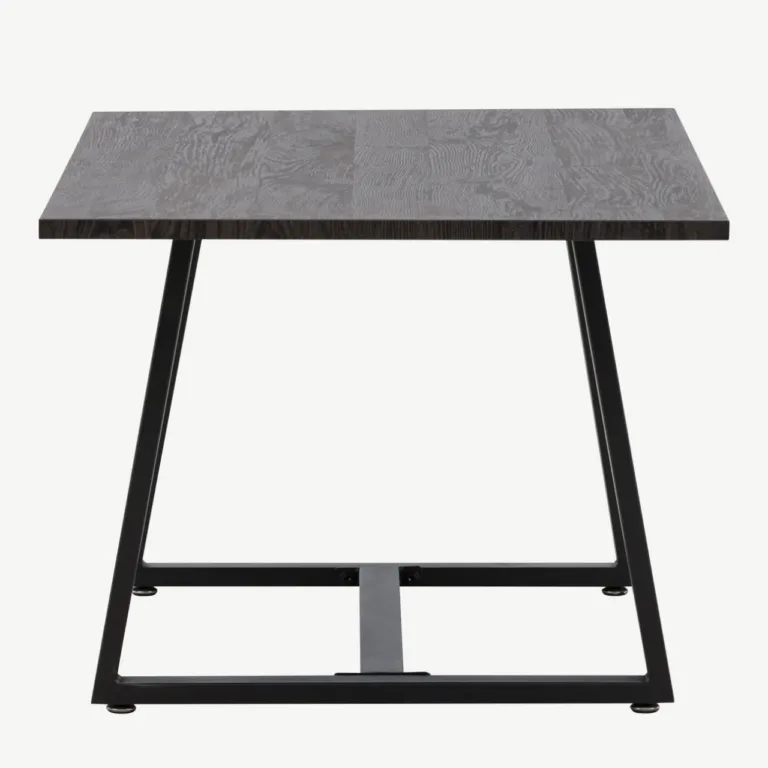Must MDF-ist diivanilaud Plankton terasraamiga (110 × 60 cm) - 61174-107