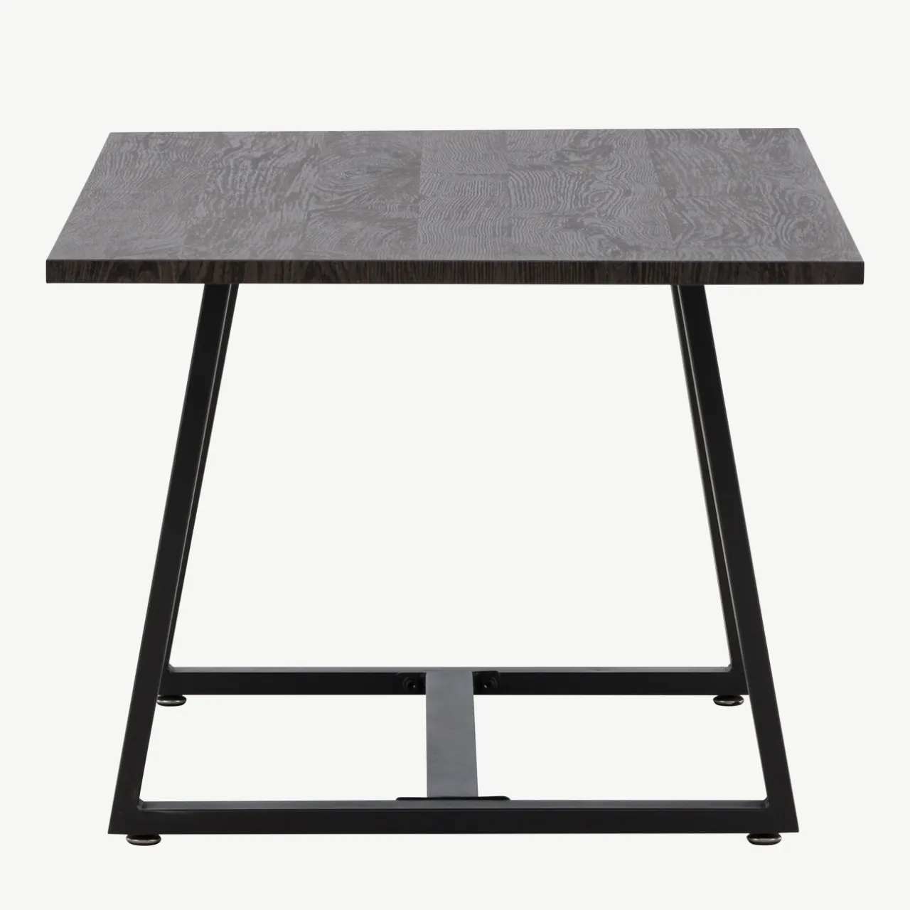 Must MDF-ist diivanilaud Plankton terasraamiga (110 × 60 cm) - 61174-107