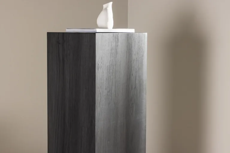 Must postamentlaud Ramsvik (MDF, 40 × 40 × 130 cm) - 61179-100