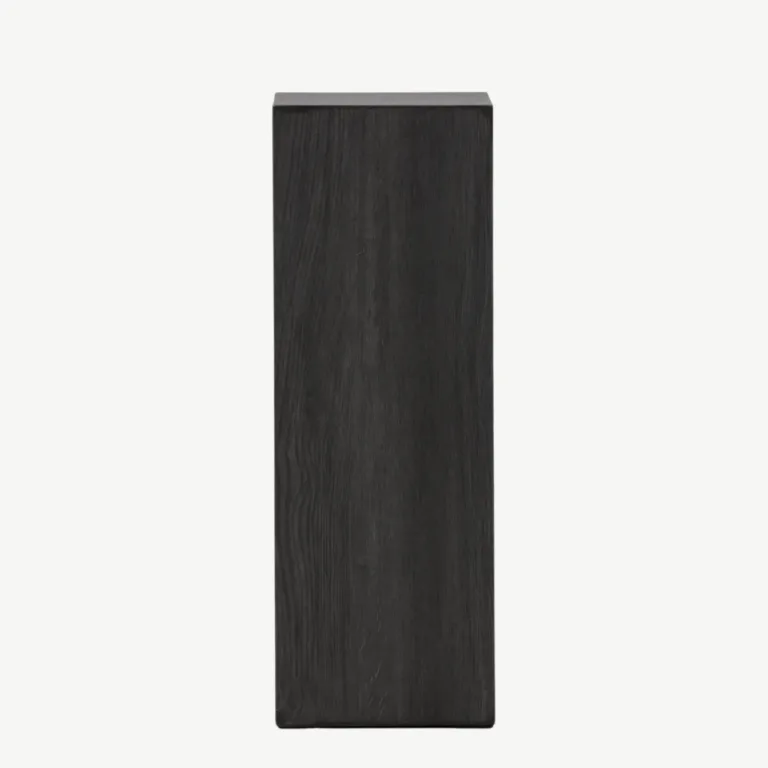 Musta värvi MDF-pjedestaallaud Ramsvik 23 × 23 × 65 cm - 61180-100
