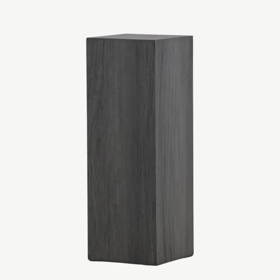 Musta värvi MDF-pjedestaallaud Ramsvik 23 × 23 × 65 cm, 61180-100