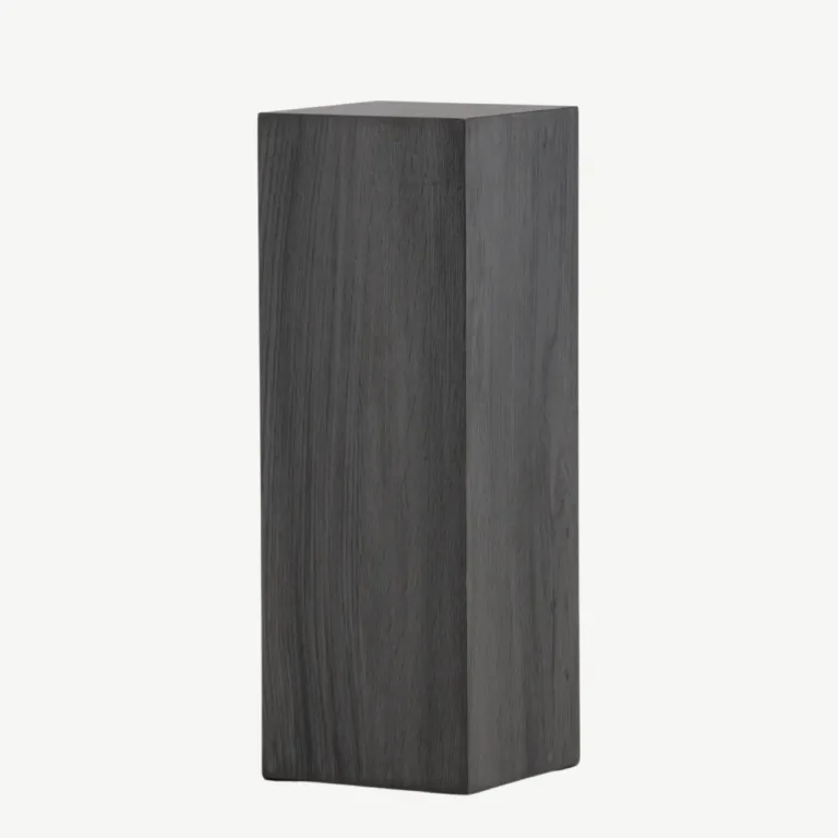 Musta värvi MDF-pjedestaallaud Ramsvik 23 × 23 × 65 cm - 61180-100
