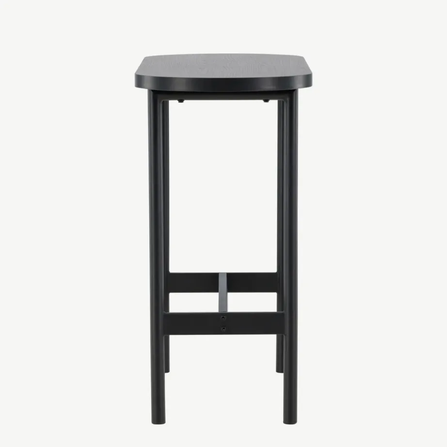 Must MDF-abilaud Skate terasjalgadel, 40×110 cm, 61184-100 – 2