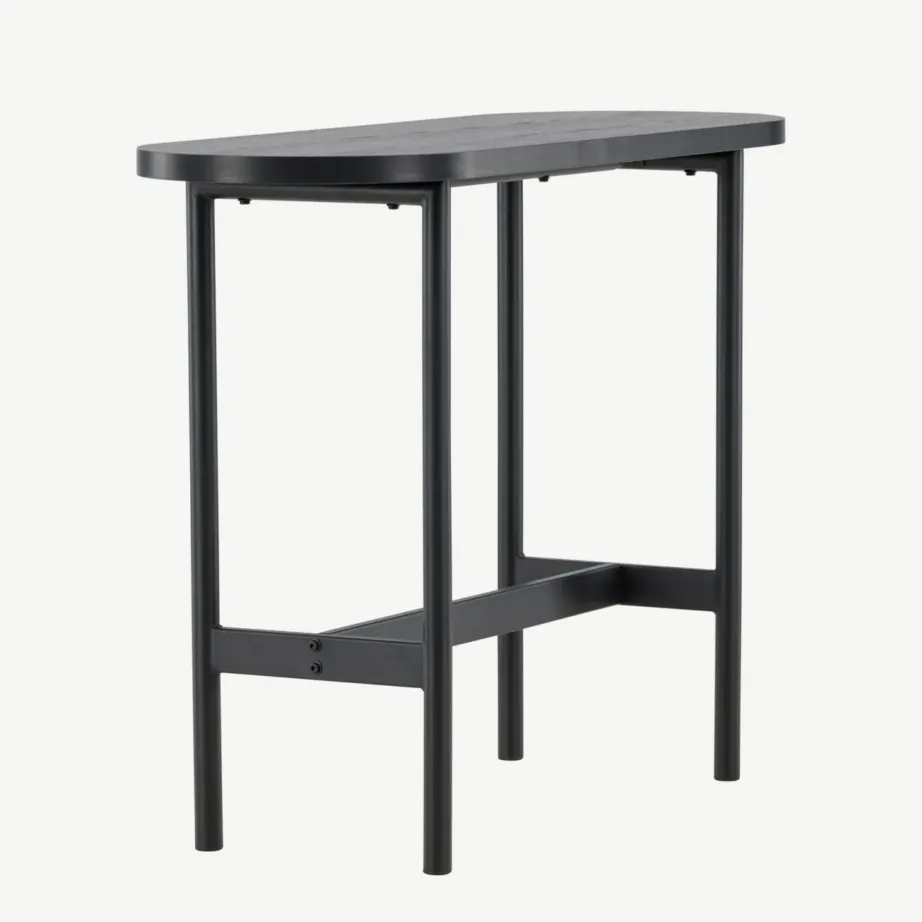 Must MDF-abilaud Skate terasjalgadel, 40×110 cm, 61184-100 – 3