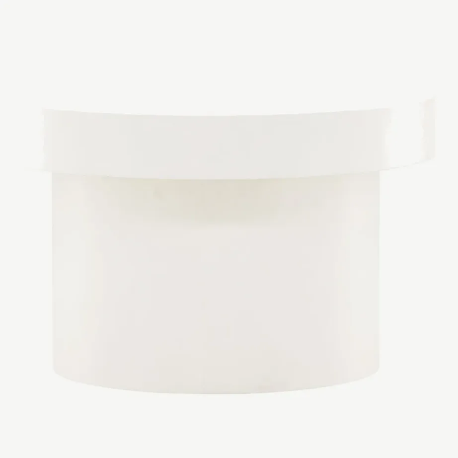 Valge ümmargune diivanilaud Malung, ø80 cm – modernne põhjamaine disain, 61188-121 – 2