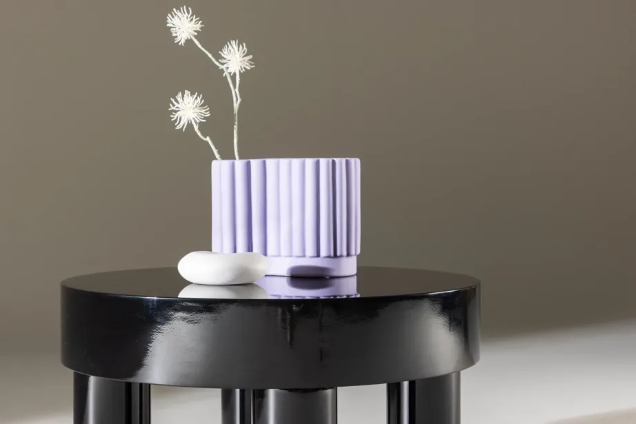 Läikiv must MDF-diivanilaud Varberg, ø60 cm, 61191-100 – 9