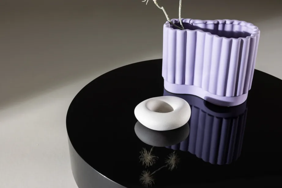 Läikiv must MDF-diivanilaud Varberg, ø60 cm, 61191-100 – 11