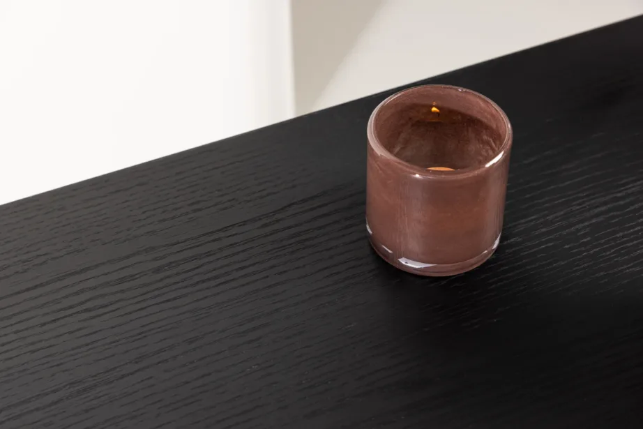 Kaheosaline must MDF-ist diivanilaud musta terasraamiga, 61192-100 – 8