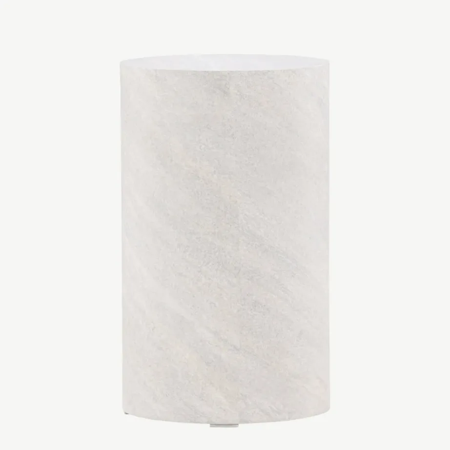 Hallist MDF-ist diivanilaud York, betooniefektiga (ø30 cm), 61195-121 – 2