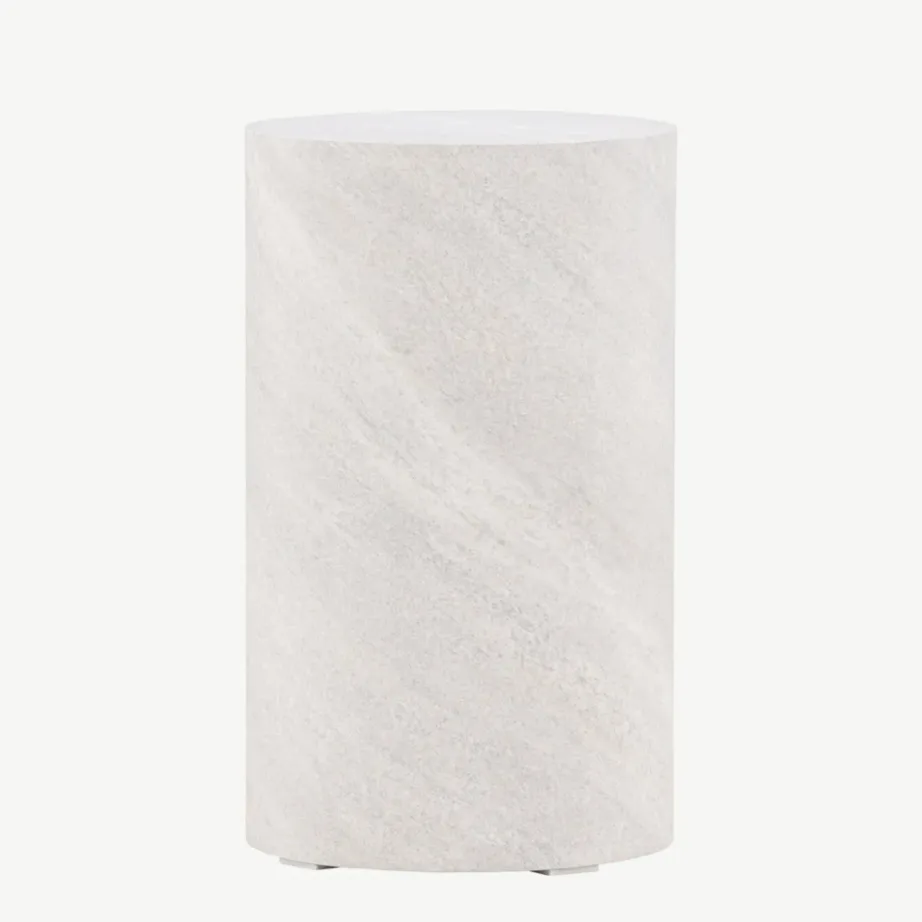 Hallist MDF-ist diivanilaud York, betooniefektiga (ø30 cm), 61195-121 – 7