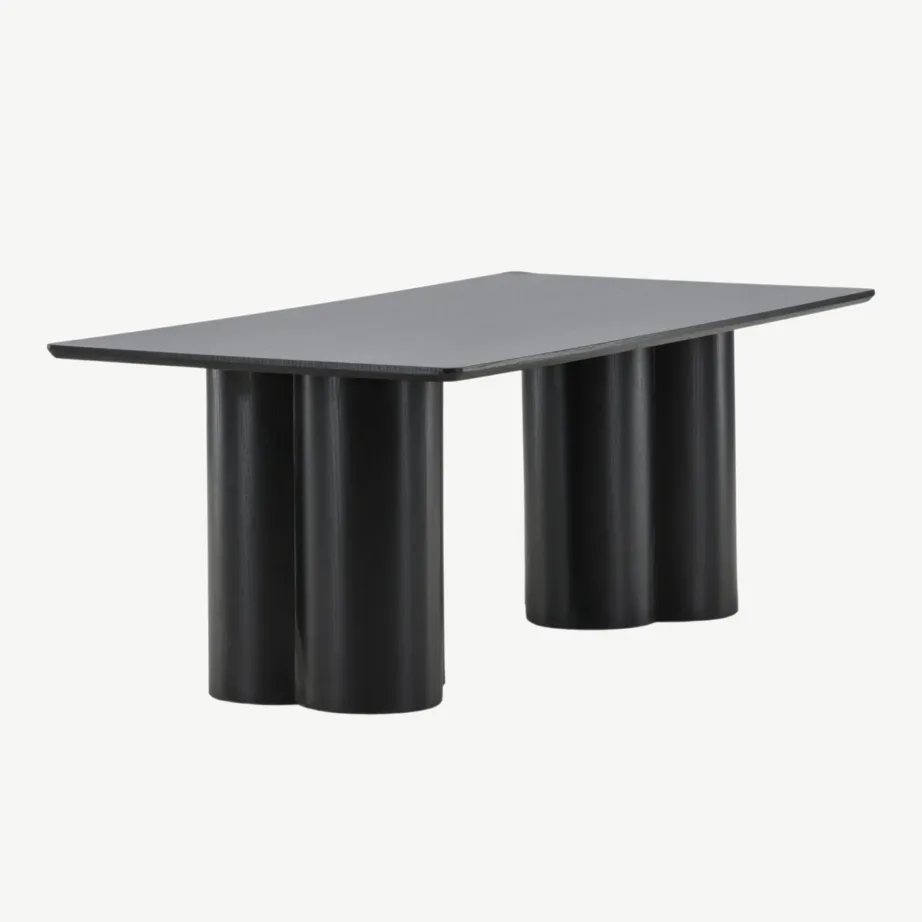 Olivia kollektsiooni must MDF-diivanilaud, 60×120 cm, 61197-100 – 3