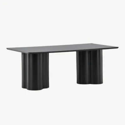 Olivia kollektsiooni must MDF-diivanilaud, 60x120 cm - 61197-100