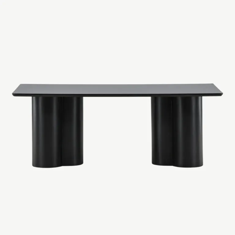 Olivia kollektsiooni must MDF-diivanilaud, 60x120 cm - 61197-100