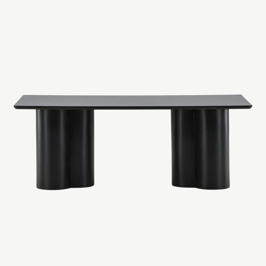 Olivia kollektsiooni must MDF-diivanilaud, 60×120 cm, 61197-100 – 4