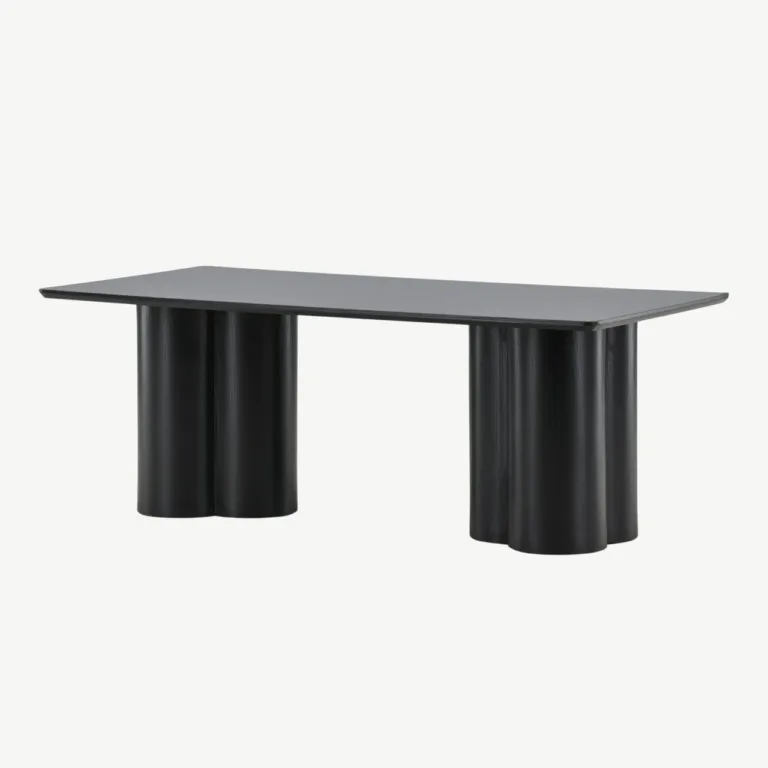 Olivia kollektsiooni must MDF-diivanilaud, 60x120 cm - 61197-100