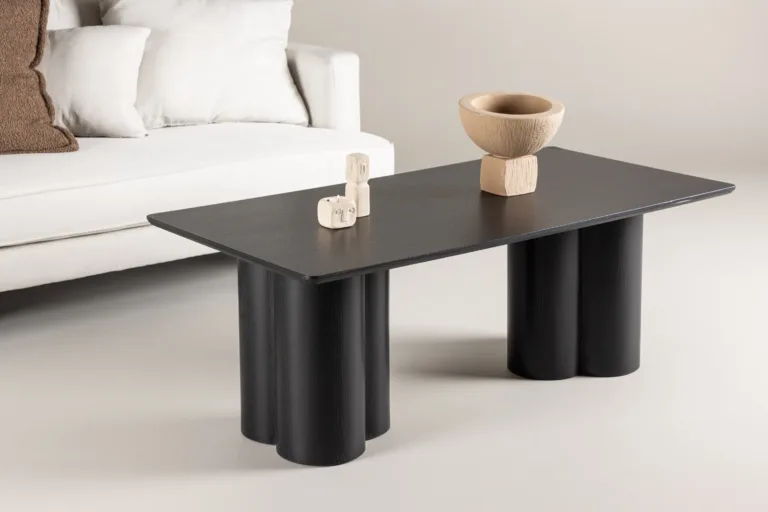 Olivia kollektsiooni must MDF-diivanilaud, 60x120 cm - 61197-100