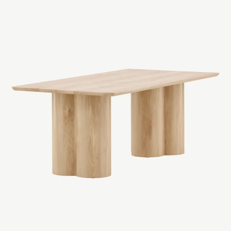 Skandinaavia stiilis diivanilaud Olivia, naturaalne MDF, 120x60 cm - 61197-130