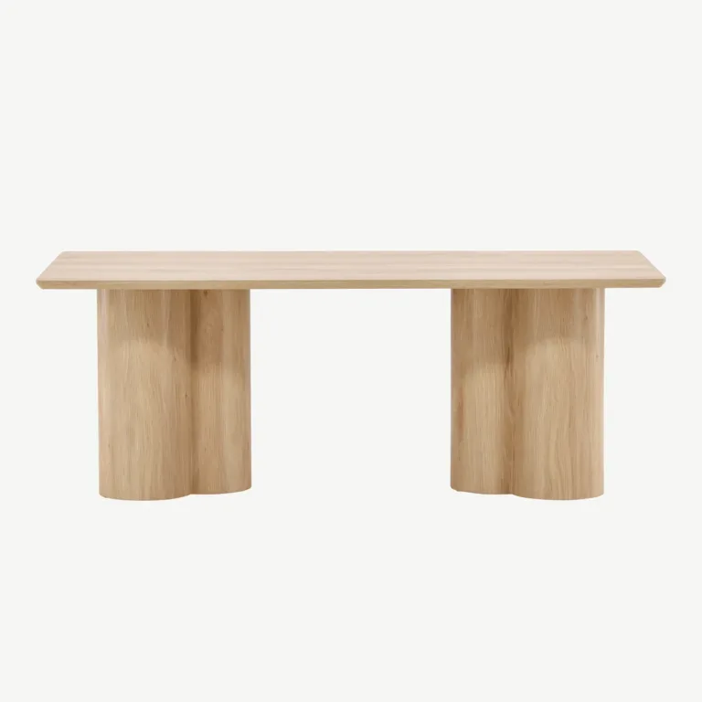 Skandinaavia stiilis diivanilaud Olivia, naturaalne MDF, 120x60 cm - 61197-130