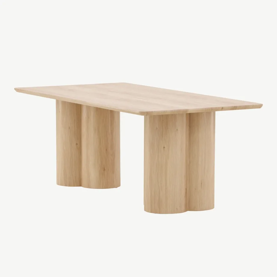 Skandinaavia stiilis diivanilaud Olivia, naturaalne MDF, 120×60 cm, 61197-130 – 6