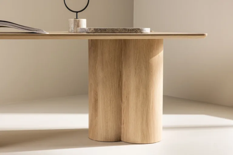 Skandinaavia stiilis diivanilaud Olivia, naturaalne MDF, 120x60 cm - 61197-130