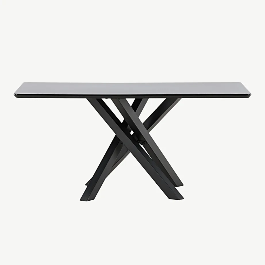 Mustast MDF-ist valmistatud diivanilaud Piazza, 60 × 100 cm, 61198-100 – 4