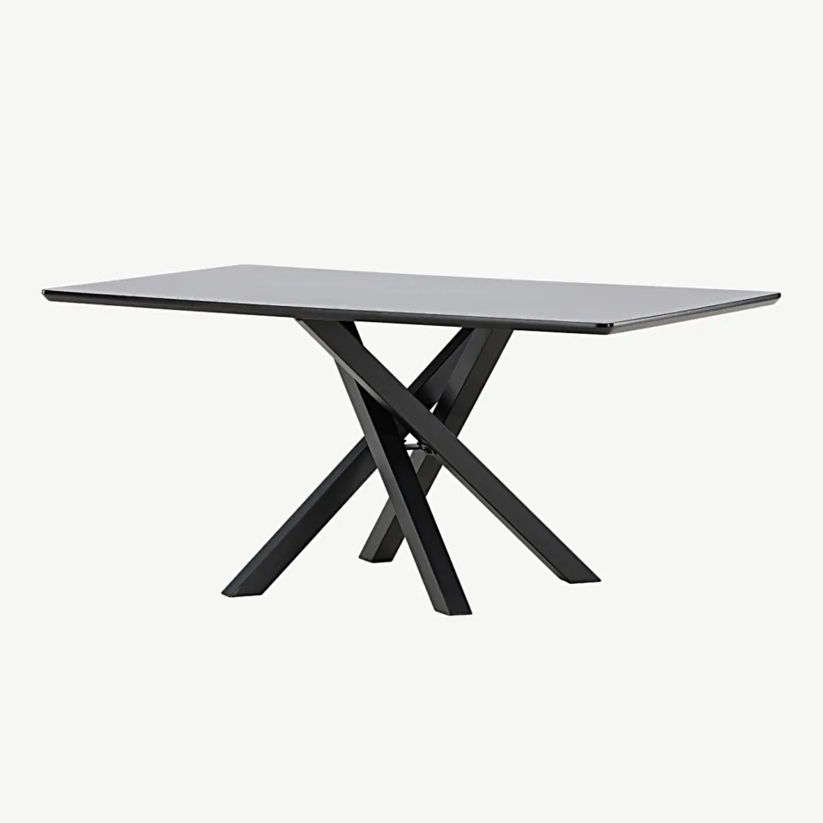 Mustast MDF-ist valmistatud diivanilaud Piazza, 60 × 100 cm, 61198-100 – 5