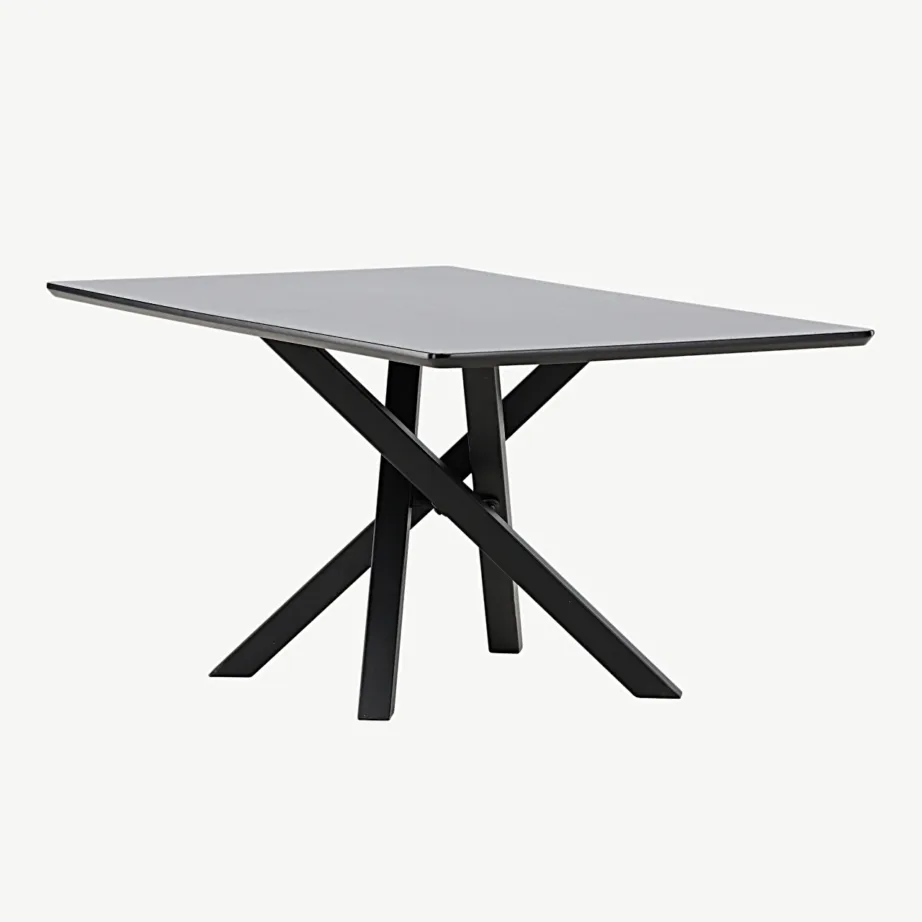 Mustast MDF-ist valmistatud diivanilaud Piazza, 60 × 100 cm, 61198-100 – 6