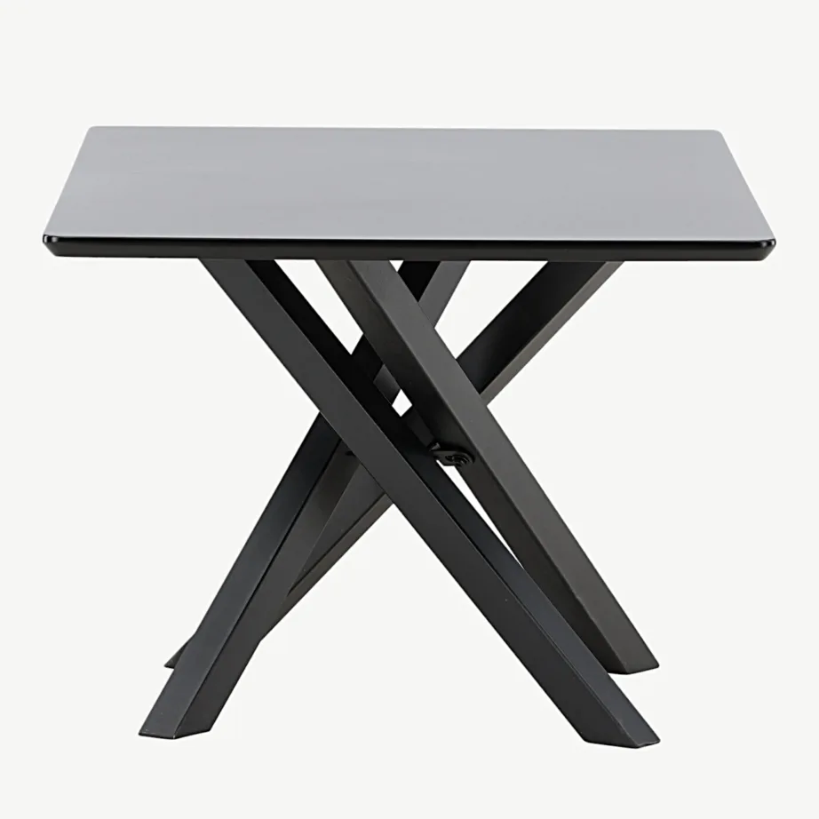 Mustast MDF-ist valmistatud diivanilaud Piazza, 60 × 100 cm, 61198-100 – 7