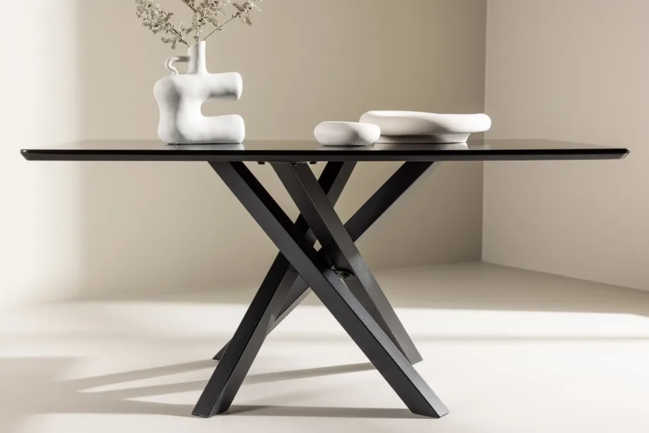 Mustast MDF-ist valmistatud diivanilaud Piazza, 60 × 100 cm, 61198-100 – 9