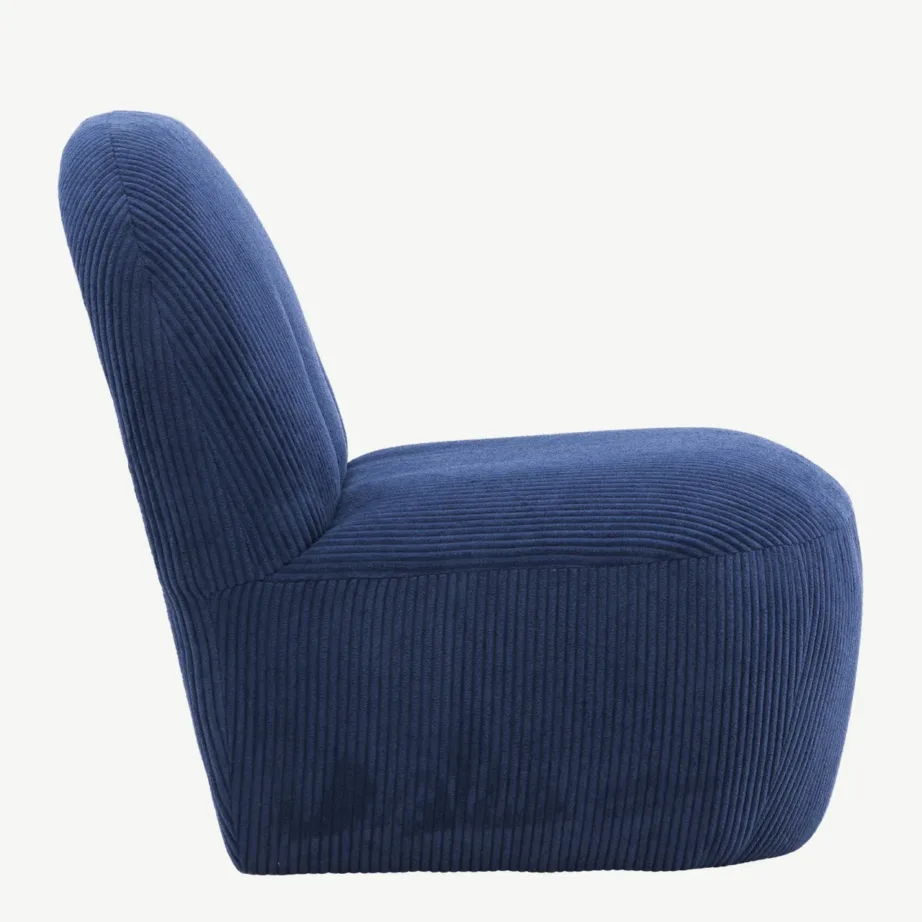 Mahla tugitool tumesinises soonelises sametkangas, 61202-109 – 2