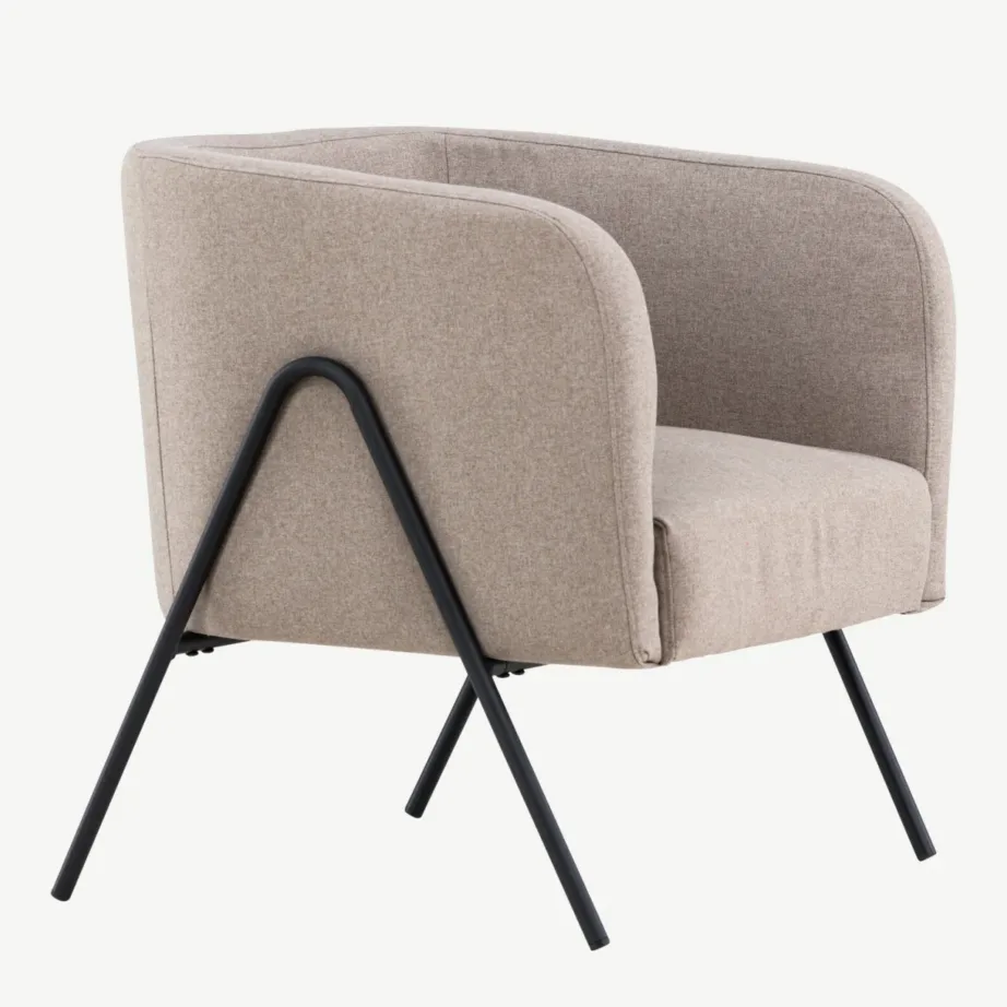 Beež metalljalgadega tugitool Rika kollektsioonist, 61206-102 – 3