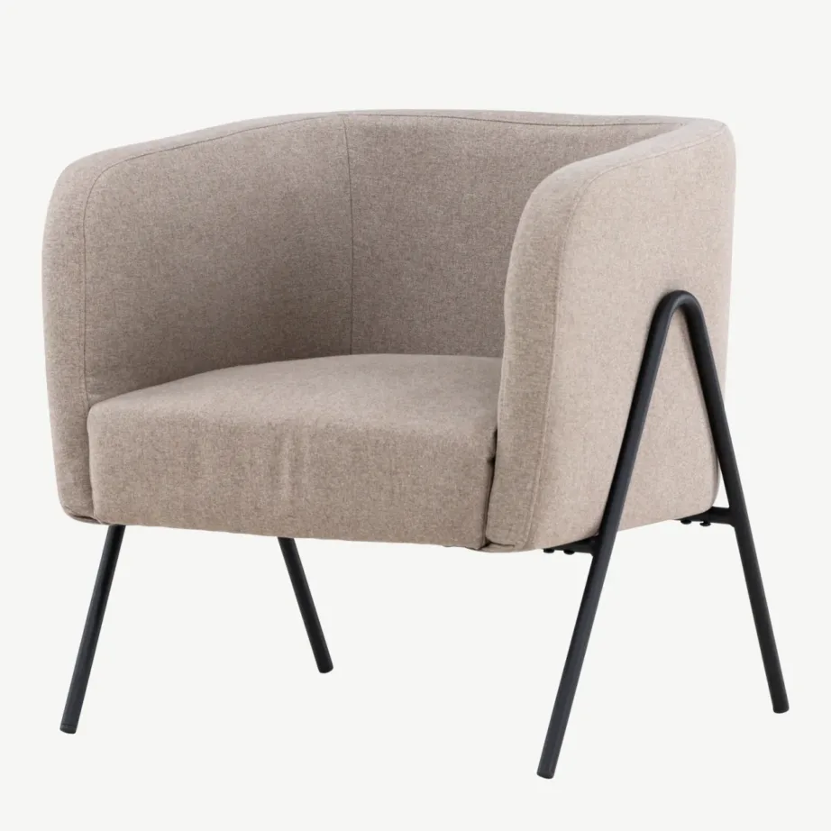 Beež metalljalgadega tugitool Rika kollektsioonist, 61206-102 – 5