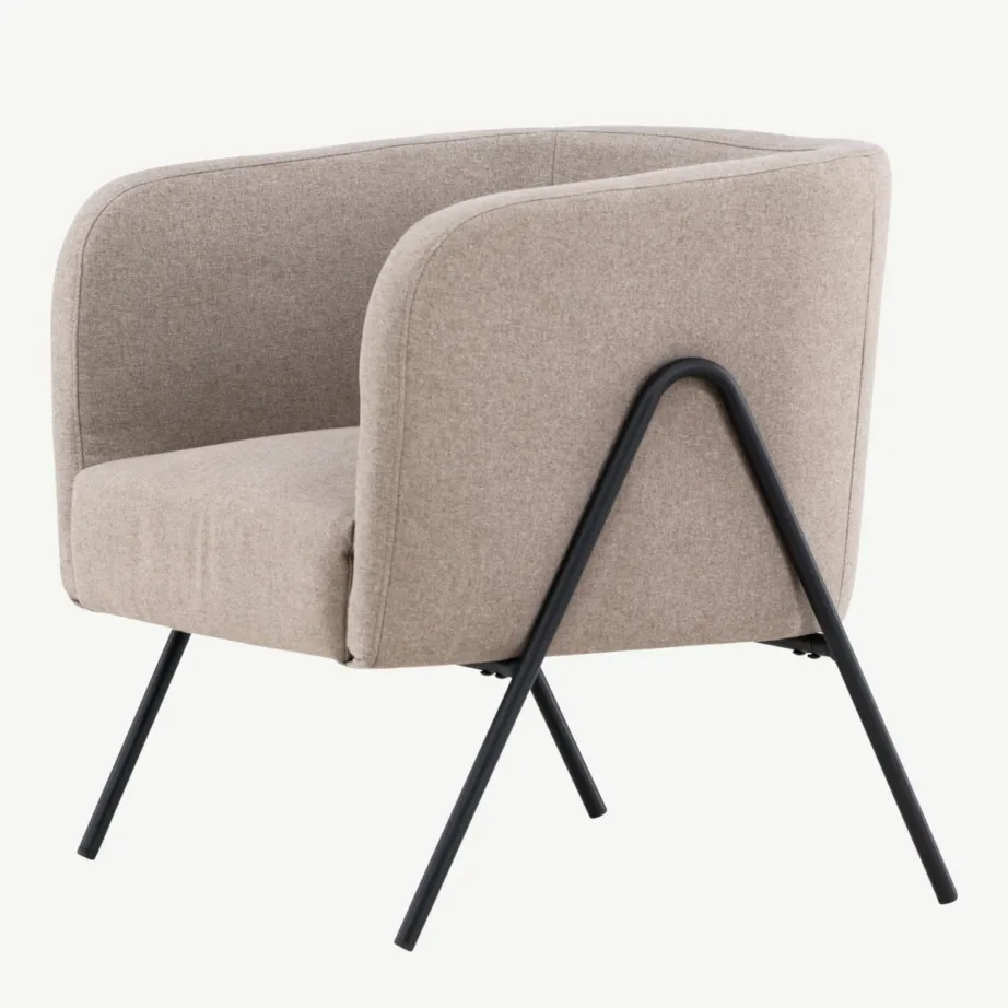 Beež metalljalgadega tugitool Rika kollektsioonist, 61206-102 – 6