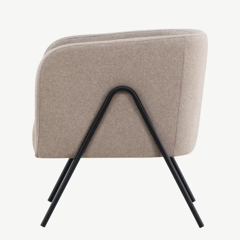 Beež metalljalgadega tugitool Rika kollektsioonist, 61206-102 – 7