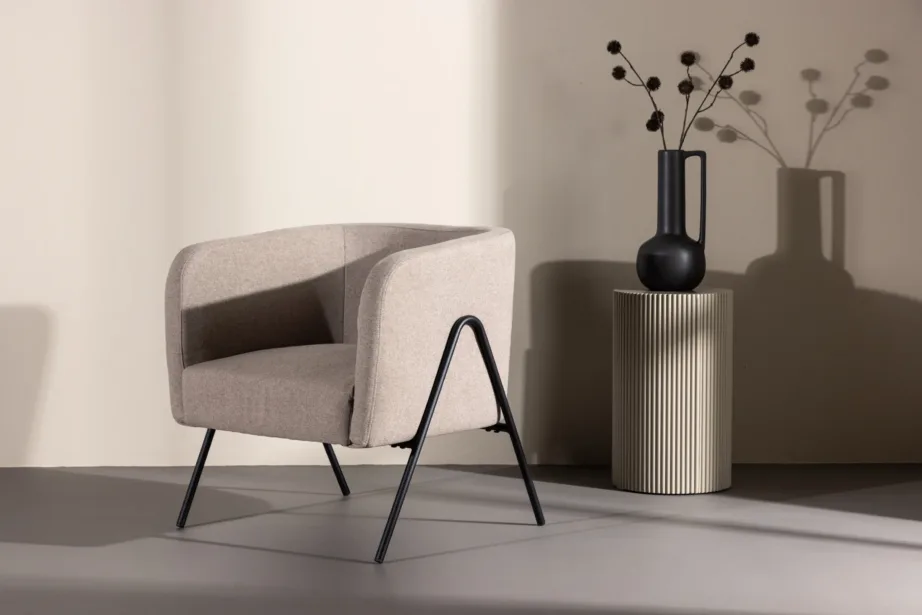 Beež metalljalgadega tugitool Rika kollektsioonist, 61206-102 – 8