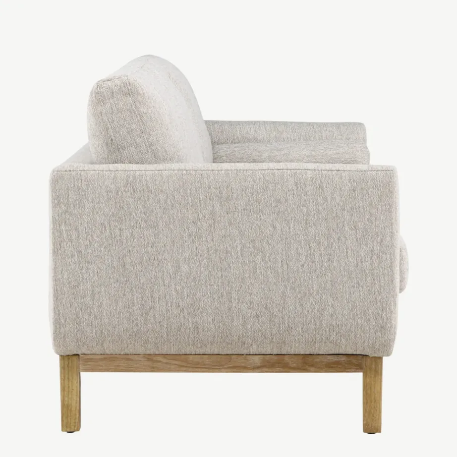 Beež 3-kohaline diivan Olympos, polüesterkangas, kummipuidust jalad, 61208-102 – 2