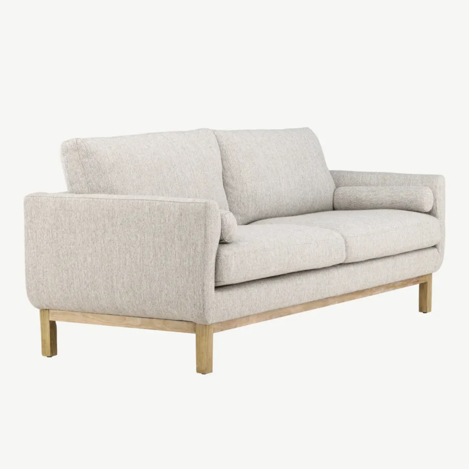 Beež 3-kohaline diivan Olympos, polüesterkangas, kummipuidust jalad, 61208-102 – 3