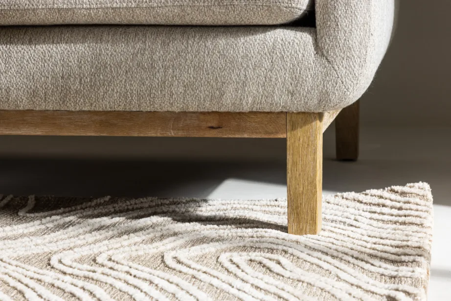 Beež 3-kohaline diivan Olympos, polüesterkangas, kummipuidust jalad, 61208-102 – 11