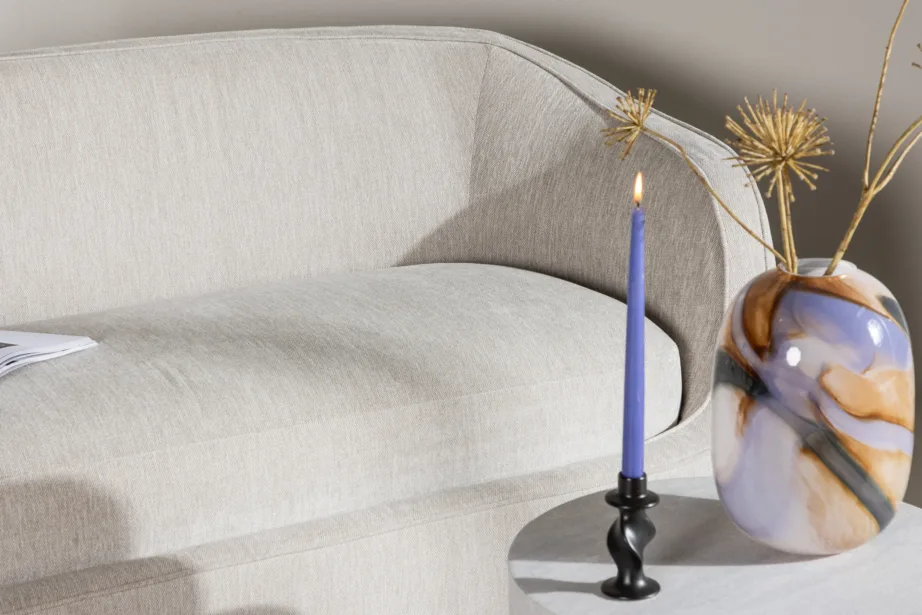 Helehall 3-kohaline diivan Elio, ümar kuju, polüester, 61209-106 – 10