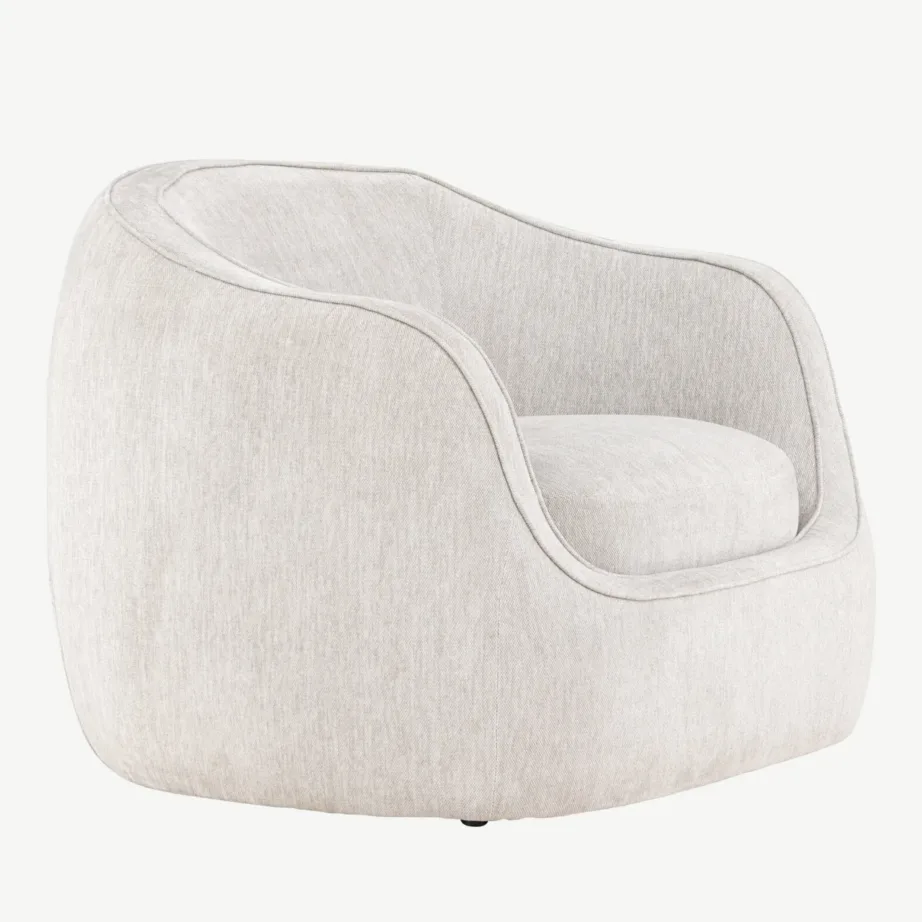 Helehall ümar tugitool Elio polüesterkattega, 61210-106 – 3