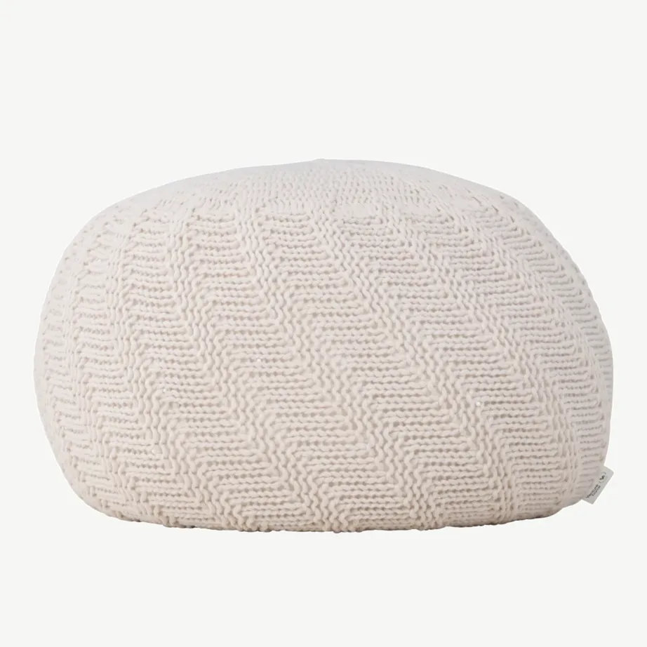 Ümmargune murdvalge kootud tumb Ted, ø45 cm, polüestrist, 61211-112 – 7