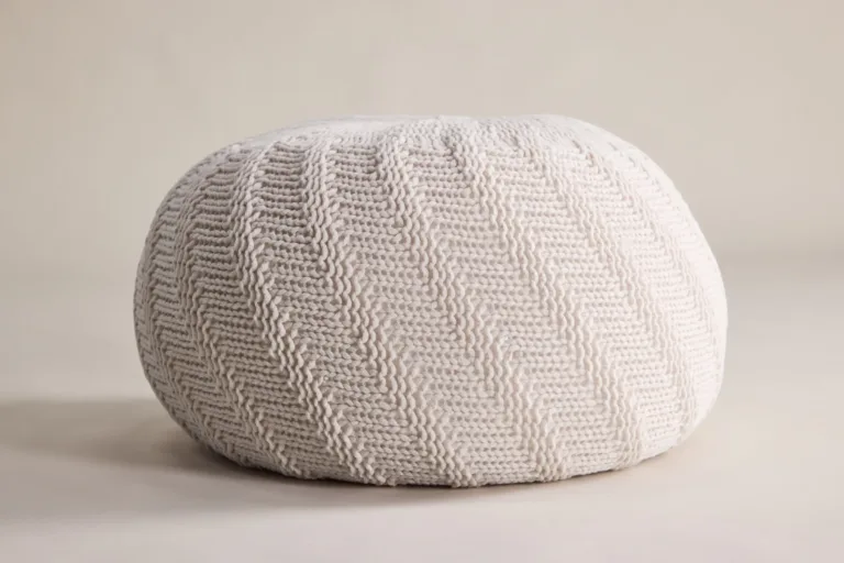 Ümmargune murdvalge kootud tumb Ted, ø45 cm, polüestrist - 61211-112