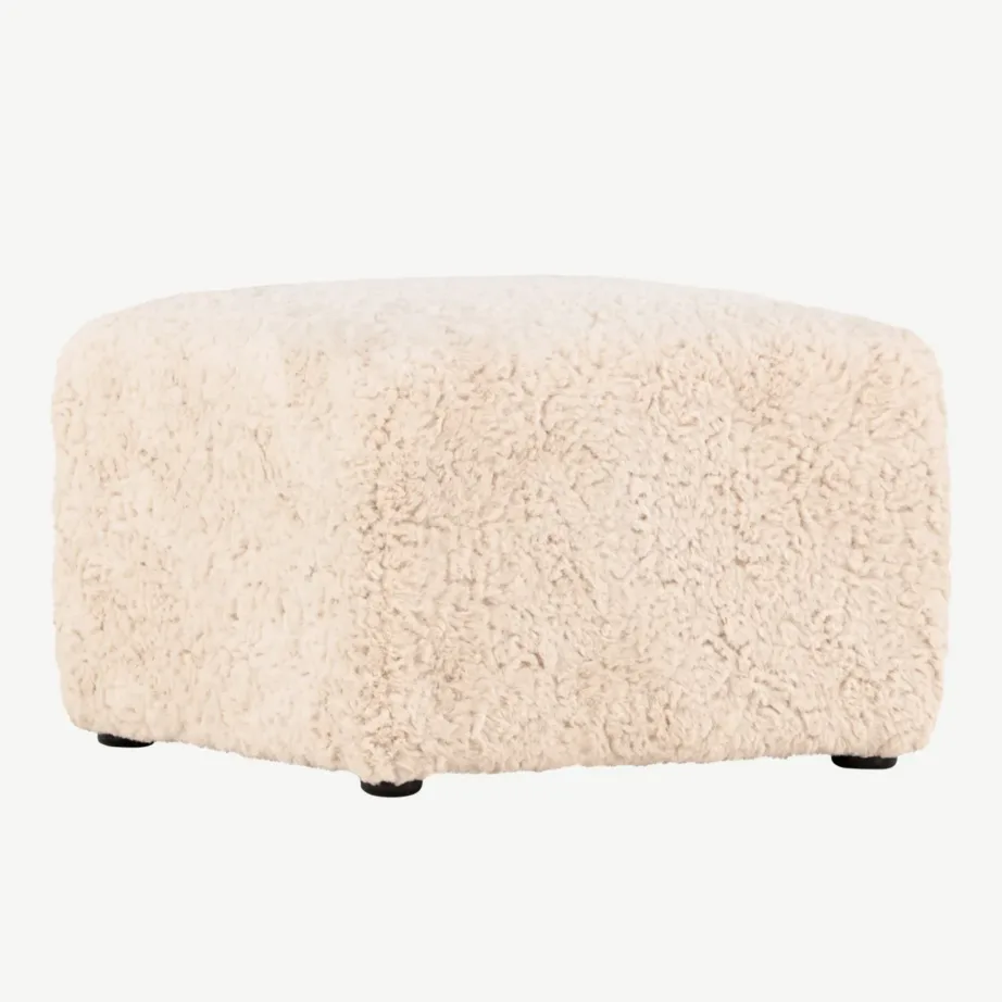 Beež bukleekangaga tumba Frankie 50×50 cm, FSC®-sertifikaadiga, 61230-102 – 3