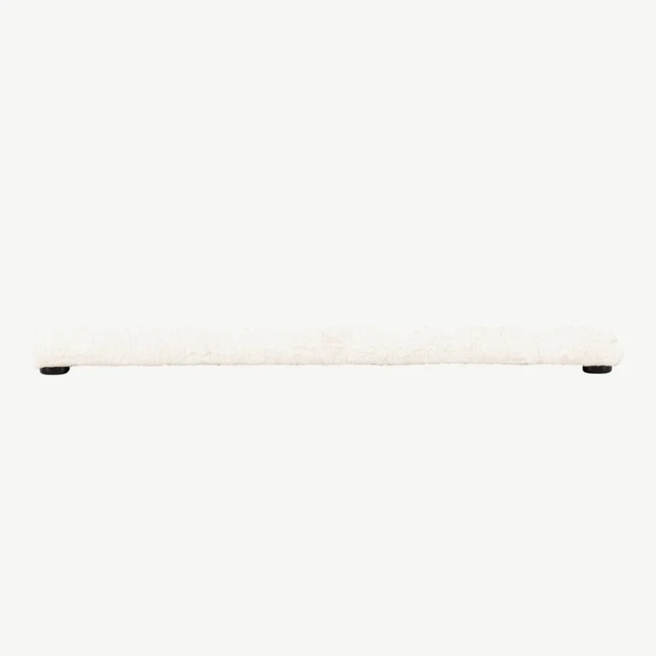 Beežist bukleekangast ottoman Davie (100 × 100 cm), 61231-102 – 2