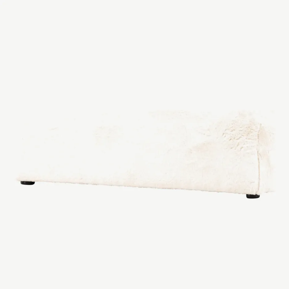 Beežist bukleekangast ottoman Davie (100 × 100 cm), 61231-102 – 3