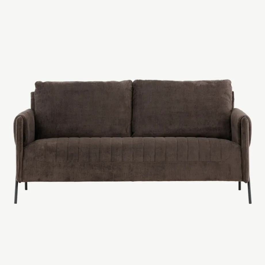 Kaheistmeline pruun diivan musta terasraamiga Indigo kollektsioonist, 61234-103 – 4