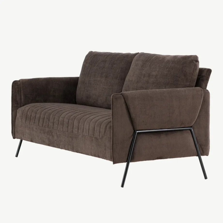 Kaheistmeline pruun diivan musta terasraamiga Indigo kollektsioonist, 61234-103 – 6