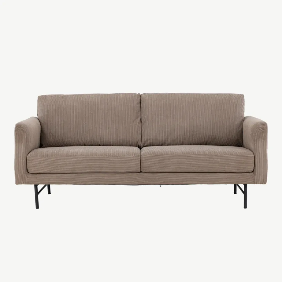 Pruun kolmekohaline diivan Sky mustade terasjalgadega, 61235-100 – 4