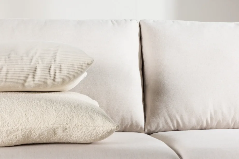 Valge 3-kohaline diivan Sky mustast terasest jalgadel, 61235-101 – 11